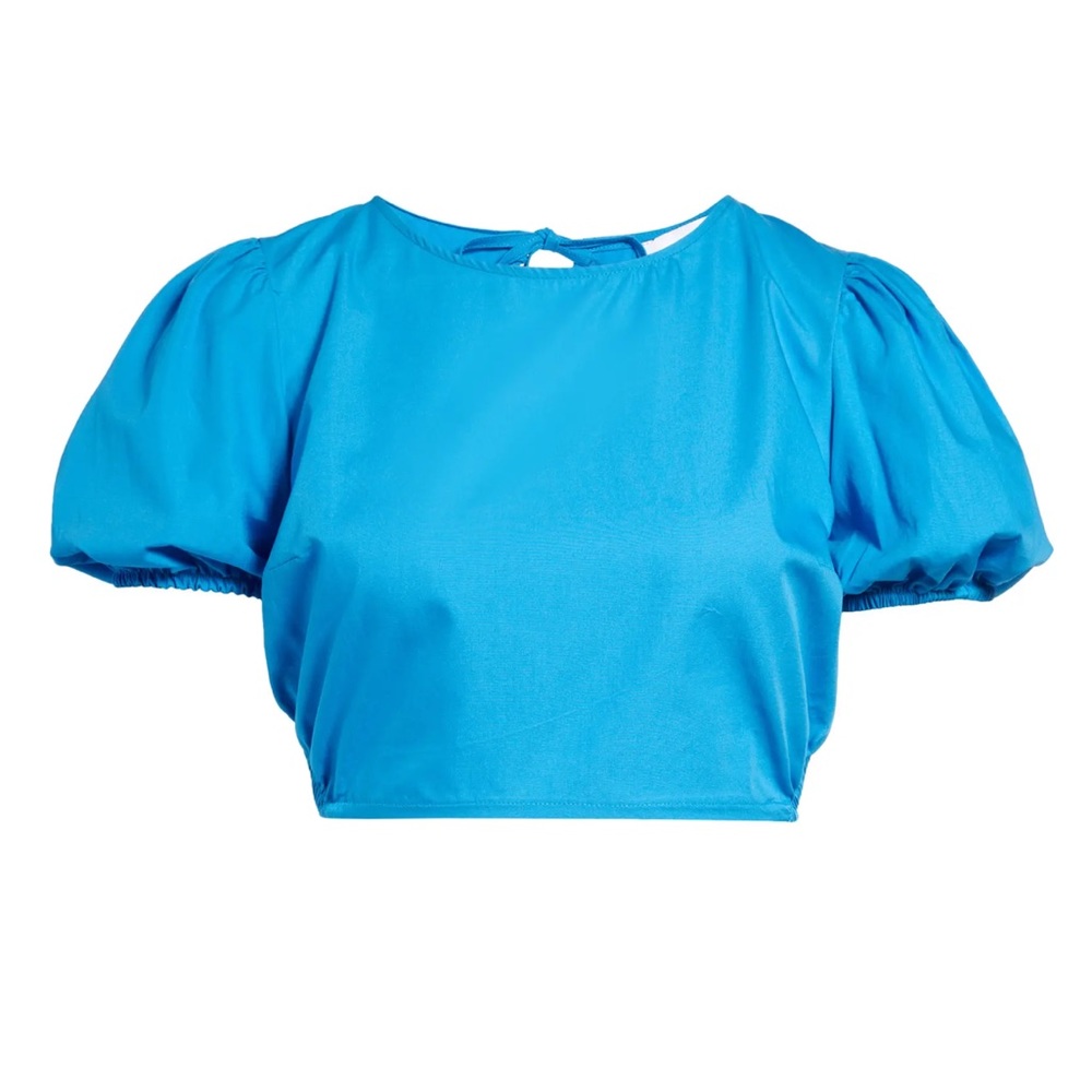 TOPSHOP Tie-back Crop Top